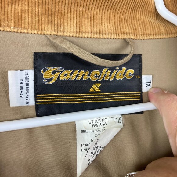 Gamehide Mens XL Bird Hunting Shooting Jacket Coat Game Bag Ammo Pockets - Picture 7 of 10